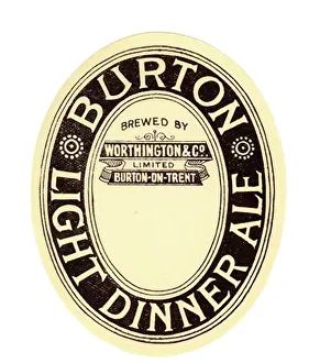 Breweries Prints: Worthington's Light Dinner Ale