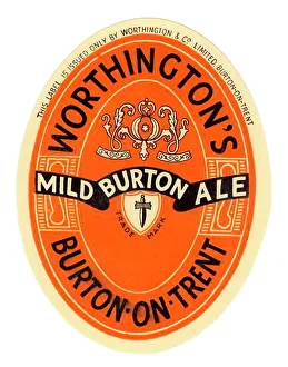 Breweries Prints: Worthington's Mild Burton Ale