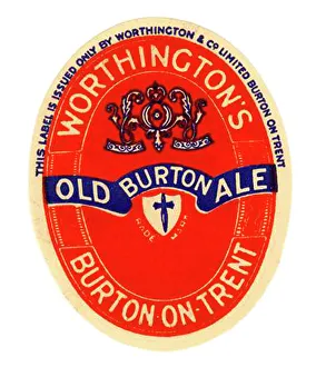 Breweries Prints: Worthington's Old Burton Ale (Red Label)