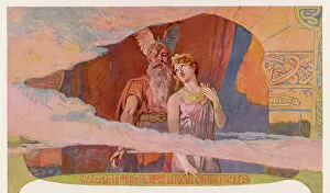 Norse Mythology Collection: Wotan and Frea