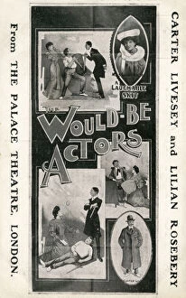 Images Dated 12th February 2020: Would-Be Actors, Palace Theatre, London