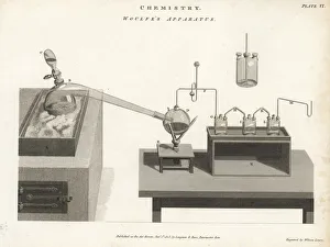 Woulfe's apparatus for washing gases or saturating liquids Woulfe's apparatus for washing gases or saturating liquids