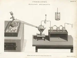 Mineralogist Prints: Woulfes apparatus for washing gases or saturating liquids
