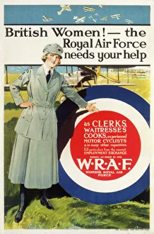WWI Posters Gallery: WRAF Recruitment poster