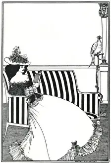 Leonard Prints: Wrapper of catalogue of rare books by Aubrey Beardsley