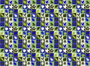 Wrapping paper or wallpaper design