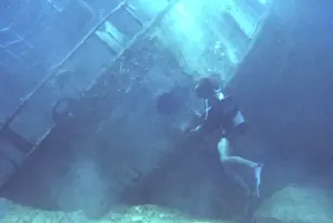 Wreck diving off the coast of Malta