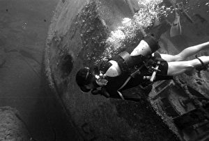 Images Dated 11th September 2015: Wreck diving off the coast of Malta
