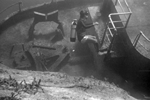 Images Dated 11th September 2015: Wreck diving off the coast of Malta