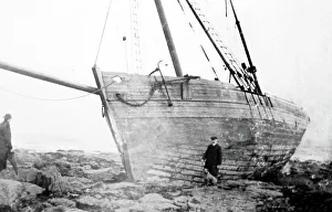 Wreck of the fishing boat Argo in Scarborough