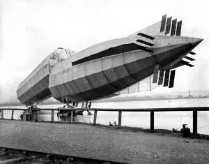Images Dated 6th February 2012: Wreck of HMA1, the Royal Navys first airship