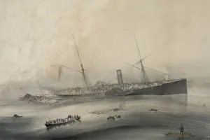 Wednesday Prints: Wreck of the U. S. M. steam ship Arctic: off Cape Race Wednesd