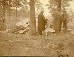 Fatal Prints: The wreckage following Codys fatal crash