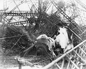 R101 Gallery: Wreckage of R101 airship