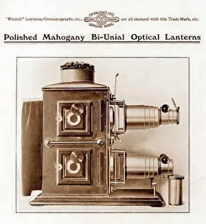 Wrench biunial magic lantern projector
