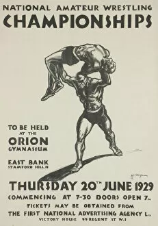 Bank Collection: Wrestling championships poster