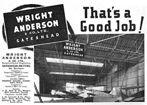 Hangars Prints: Wright Anderson & Co - Aircraft Hangars