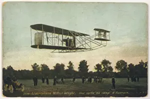 Wright at Auvours 1908