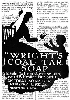 Wrights Coal Tar Soap advertisement