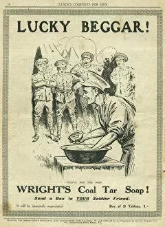 Bowl Gallery: Wrights Coal Tar Soap advertisement, WW1