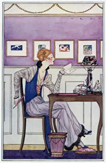 Writes Prints: She Writes a Letter