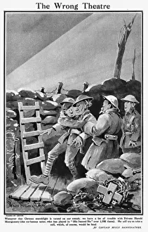 Montgomery Prints: The Wrong Theatre, by Bairnsfather