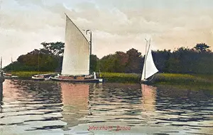 Norfolk Prints: Wroxham Broad - The Broads, Norfolk
