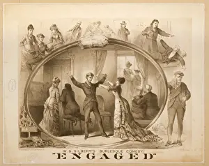 Burlesque Prints: WS Gilberts burlesque comedy, Engaged WS Gilberts burlesqu