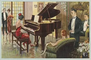 Delights Prints: Wurlitzer Piano in Home