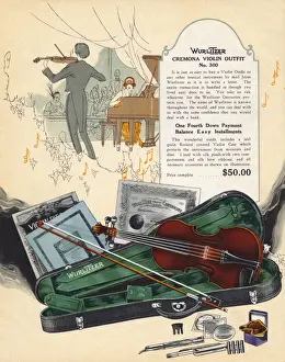 Wurlitzer Prints: Wurlitzer Violin Outfit