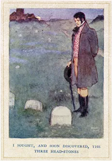 Headstones Prints: Wuthering Heights by Emily Bronte