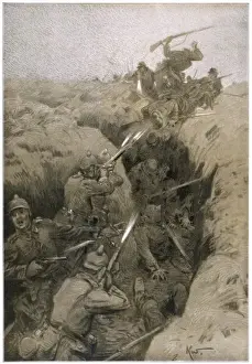 Ww1 / 1914 / Trench / Champagn