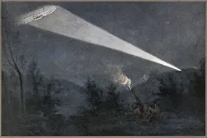 Search Light Prints: Ww1 / 1914 / Zeppelin Ship