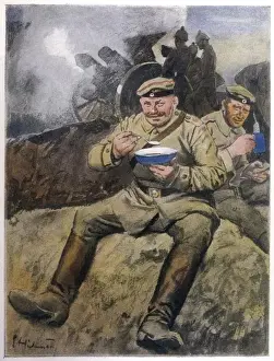 Ww1 / 1915 / Germans Eating