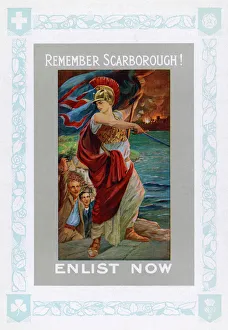 Images Dated 13th October 2007: Ww1 / 1915 / Scarboro Poster