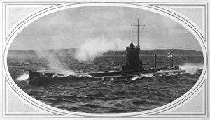 Images Dated 19th April 2011: WW1 / 1915 / U-BOAT U8 SUNK