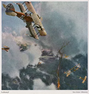 Images Dated 12th October 2007: WW1 / 1918 / AIR / DOG FIGHT