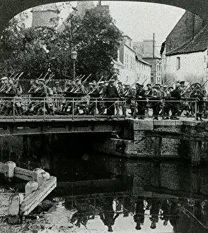 Kilts Prints: WW1 - Advancing to the front, France