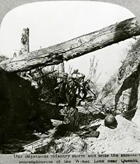 WW1 - Allied Infantry forces near Queant, France
