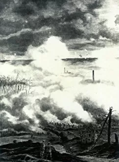 Germans Collection: WW1 - Allies use gas, October 1915