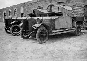 Reinforced Prints: WW1 - Two armour plated army vehicles