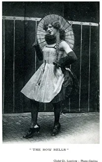 Drag Prints: WW1 - The Bow Bells - male stage performer in drag