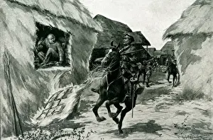 Discovers Prints: WW1 - British Horse unmasks a German spy hidden in haystack