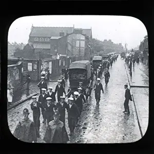 Commandeered Prints: WW1 British Navy - Bluejackets - Wagon Procession