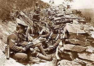 WW1 British troops in Salonika