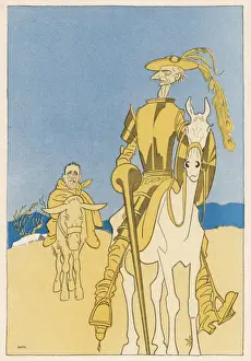 Panza Prints: Ww1 Cartoon / Don Quixote
