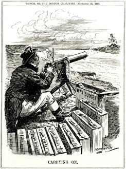 WW1 - Cartoon - John Bull Carries On WW1 - Cartoon - John Bull Carries On