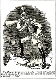 Megaphone Prints: WW1 - Cartoon - The Kaiser