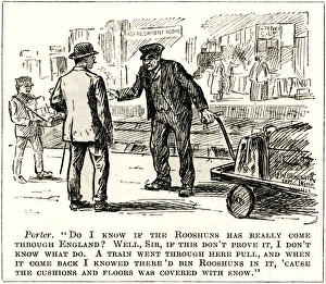 WW1 - Cartoon - Russians in England WW1 - Cartoon - Russians in England