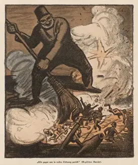 Ww1 Cartoon / Turks 1916